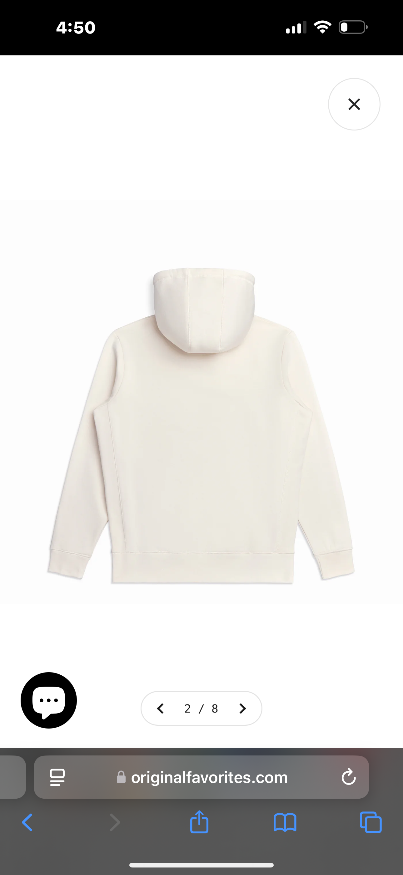 Amoor Natural Cotton Hoodie