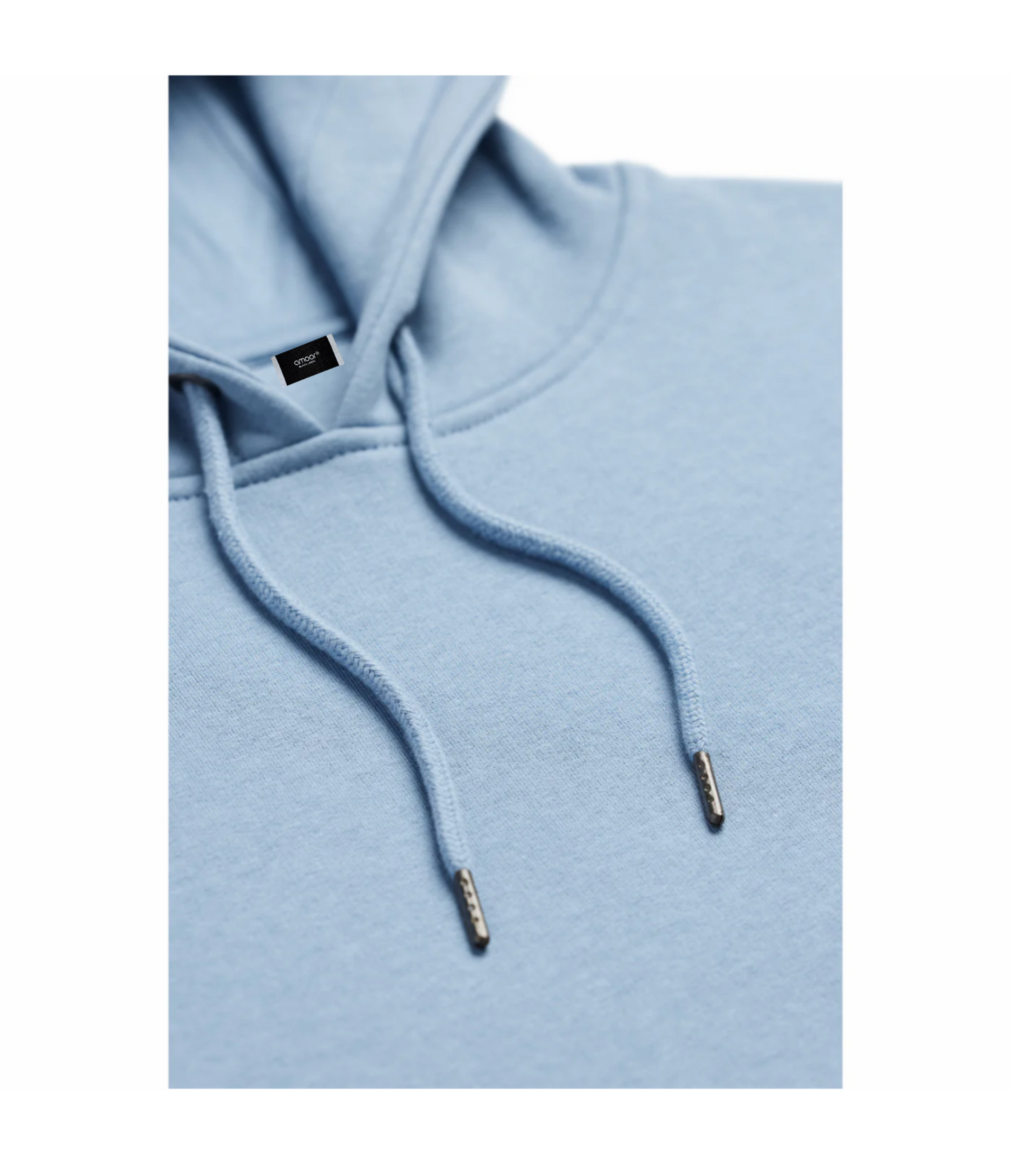 Amoor Hooded Cloudy Blue Sweatshirt