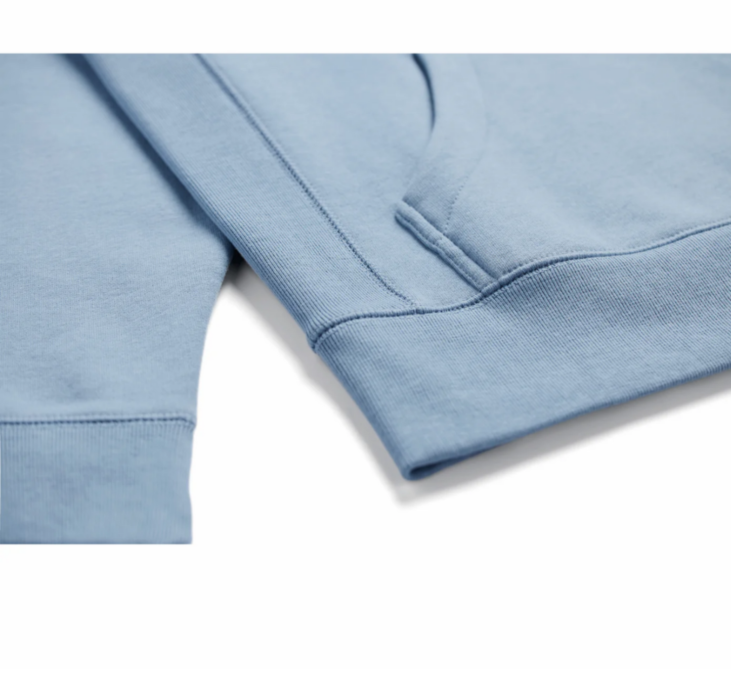 Amoor Hooded Cloudy Blue Sweatshirt