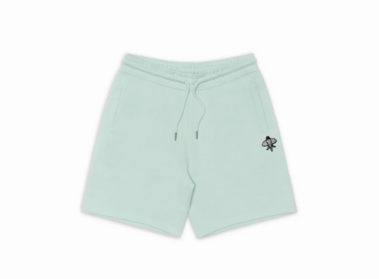 Amoor Seafoam Cotton Shorts