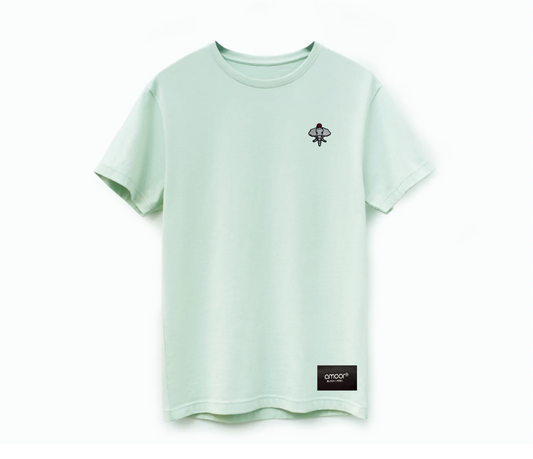 Amoor Seafoam Pima Cotton Tee