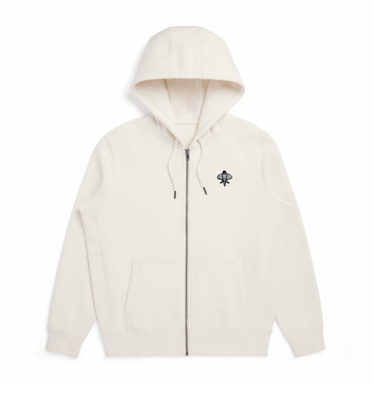 Amoor Natural Zip Up Hoodie